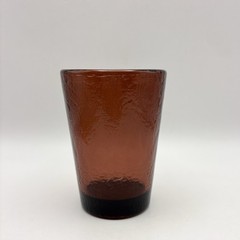Fire and & Light Recycled Glass 12 oz Tumbler Plum | Purple 4.75 Inches