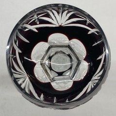 Set 5 Nachtmann Cut To Clear Green Blue Red Amethyst Amber Purple Cordials Shots