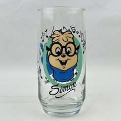 Vintage The Chipmunks Simon Drinking Glass Tumbler 1985 Bagdasarian Productions