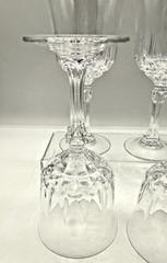 Set of 6 AVIGNON Cristal d’Arques-Durand 6.25″ WINE GLASSES Hand Blown Crystal