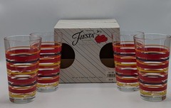 Vintage Homer Laughlin Fiesta 16oz Deluxe Cooler Drinking Glasses RARE NEW