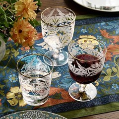 Morris & Co. Etched Goblets, 13-oz-Williams Sonoma|35635