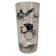 1950s Mid-Century «Carriage» Glassware Libbey Curio Collection Set of 4 Glasses