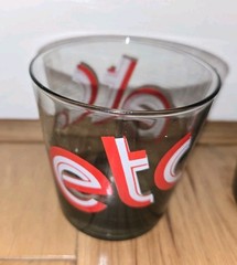 LOT OF 2 Federal Glass Barware Highball Etc. Drink Party Glasses Vintage Retro
