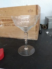 Liquor Cocktail Glass Crystal Stemware 6 in