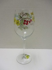 Rare Pier 1 Sofie the Bunny Wine Water Goblet Glass 9.5″ Tall FIVE AVAILABLE