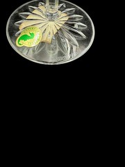 Waterford Crystal 12 Days of Christmas Two Turtle Doves Champagne Flute Glass