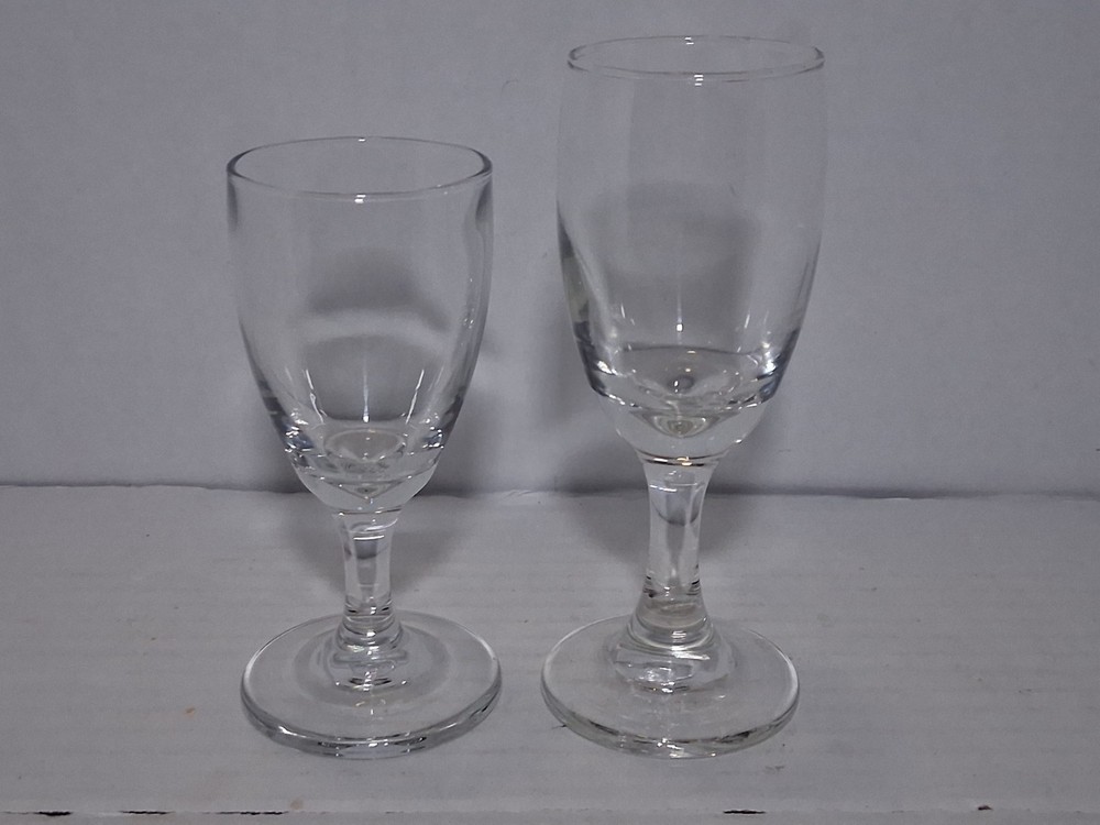 Small Apertif Cordial Sherry Drink Glasses 4.75″ & 5.5″