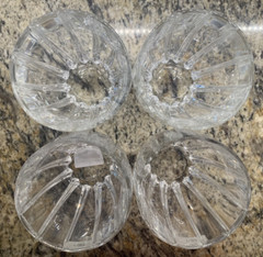 FOUR (4) MARQUIS by Waterford OMEGA Double Old Fashioned 4 3/8″ Glasses NEW BOX