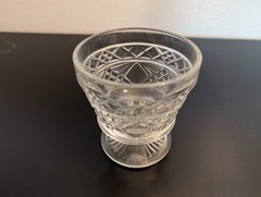 Vintage Hazel Atlas Gothic Sherbet Glass 1950’s Pressed Glass Approx 3.75″x3.5″