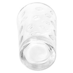 4 Vintage Libbey LEAVES Embossed Clear 16 OZ Glass Coolers NEW