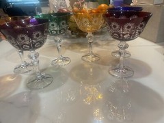 Czech Bohemian 6 Crystal Glass