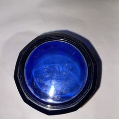 Luminarc Arcoroc Cobalt Blue 500ml 10 Panel Glass France Vintage Superior