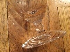 4 Vintage Etched Crystal 8oz Water Ice Tea Goblets Glasses Glassware Stemware