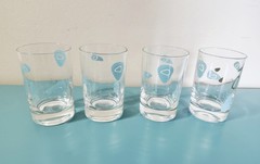 Vintage 1950’s Federal Glass MCM Atomic Amoeba Boomerang Shot Glasses 4