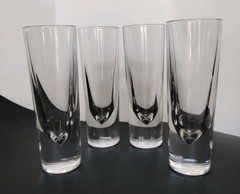Leonardo Gelli Grappa Italian Weighted Heavy Bottom Highball Glassesb7″ Set Of 4