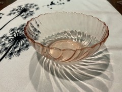 Optic Pink Rosaline Luminarc Arcoroc France 4 3/4” Dessert Bowl