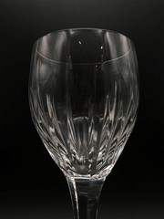 STUART MONACO 3 PIECE LOT: SET OF 3 CRYSTAL CLARET WINE GLASSES CR2278