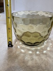 VTG Depression Glass Lot Of 6 Inverted Thumbprint Multicolored
