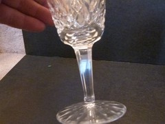 4 Waterford LISMORE Crystal CLARET WINE GLASSES 5 3/4″ 6 Oz. L1