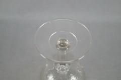 EAPG Specialty Glass Co Stippled Maiden Fern Pattern Water Goblet Circa 1892