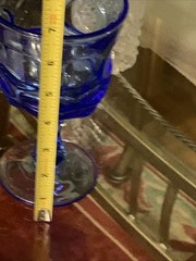 Fostoria ARGUS Blue Goblet (HFM)