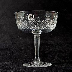 LENOX BEACON HILL CHAMPAGNE GLASS, Cut Lead Crystal, 5″, 8 Oz, Made in USA