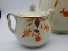 HALL Superior Quality Autumn Leaf Coffee, Cream & Sugar Set (TF940)