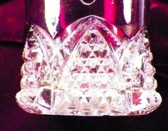 Allentown Fair 1916 Tumbler Ruby Stained Button Arches Duncan Miller LMS EAPG
