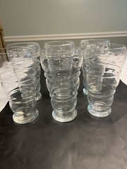 Princess House Heritage Crystal Ice Tea/Water/Sundae/Dessert Beverage Glasses