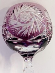 Amethyst Water Goblet By Unknown Manufacturer 7 3/4″
