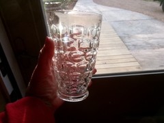 6 Vintage Federal Yorktown 10oz Footed Tumblers 5.3in