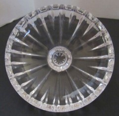 Shannon Crystal Glass BISCUIT JAR/CANDISTER Designs of Ireland 7” Tall Vintage
