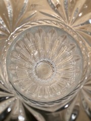 Cristal D’Arques Crystal Vase Art Deco Nouveau Paris France 11 3/4″ Tall Etched