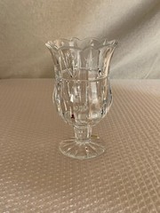 BLOCK «Tulip Garden» Design 24% Full Lead Crystal Clear Glass Goblet Cup