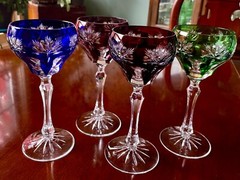 Cut to Clear Wine Glasses Crystal Tritschler Winterhalder 6oz 7 1/2 inches 4