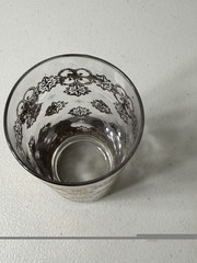 VTG Culver Mid-Century 22-Karat Gold Embossed 1 Highball Glass Valencia Pattern