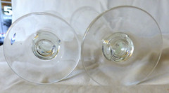Pair Vintage 1945-1952 PILSNERS Willow Moon Dot & Swag Pioneer Occupied Japan