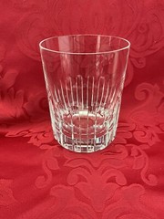 NIB FLAWLESS Unique BACCARAT Glass ROTARY Crystal TRIPLE DOF TUMBLER ICE HOLDER