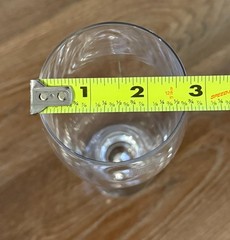 Set of 3 KROSNO Poland Crystal Bubble Pilsner Glasses Crate & Barrel