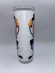Vintage Libbey Happy Sad Clown Tom Collins glass