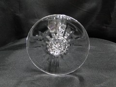 Rogaska Gallia, Gray & Polished Florals: Iced Tea, 9 5/8″, Star Base, As Is