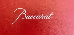 Baccarat Chateau Degustation Glasses Set Crystal 4 Pieces France