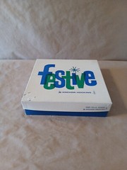 Vintage Anchor Hocking «Festive» Glasses With Original Box. 8 Glasses.