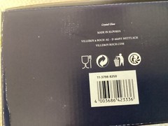 Villeroy & Boch 4 Old Fashioned Crystal Glass Whisky Gobelets