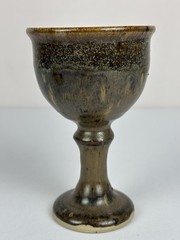Ceramic Pottery Wine Goblet / Grail / Chalice