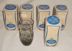 MCM Duz Crystal Swedish Modern Smoke 5 Juice Glasses