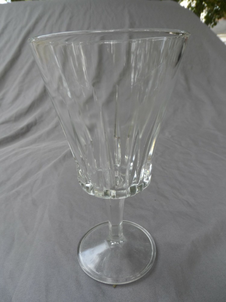 Fidenza Vetraria 2 Crystal Water Goblets SORRENTO EUC Vintage Italy Cira 1988