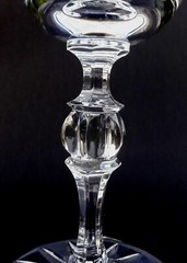 Rare Vintage Crystal Goblet Soviet Large Wine Goblet Crystal Wine Glass USSR