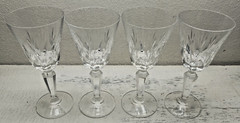 Set of 4 Mikasa Cambridge Cordials Glasses Crystal Stemware 4 3/4″t x 2 1/8″dia.